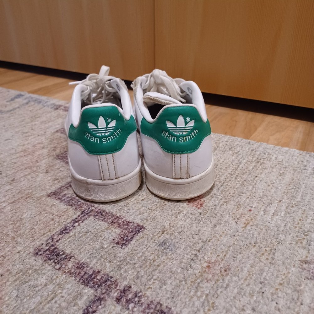 Green and White Adidas